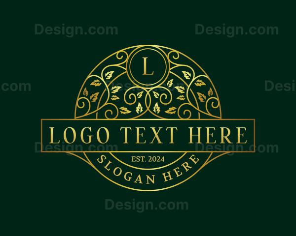 Luxury Leaf Vines Logo