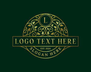 Luxury Leaf Vines Logo