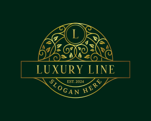 Luxury Leaf Vines logo design