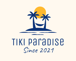 Summer Tropical Island logo design