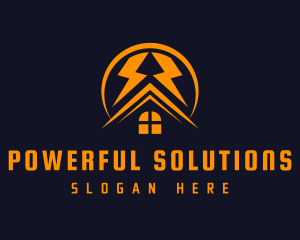 Power Bolt House logo design