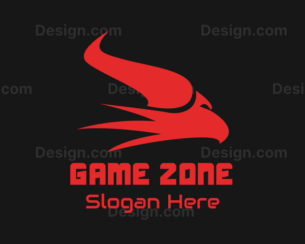 Esports Gaming Horn Eagle Logo