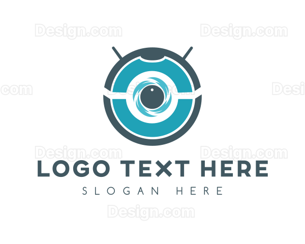 Blue Robotic Vacuum Logo