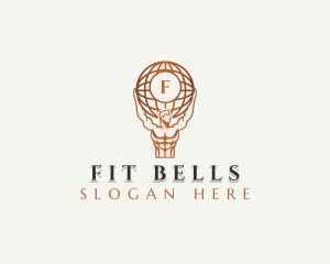 Global Muscular Fitness logo design