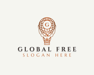 Global Muscular Fitness logo design