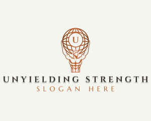 Global Muscular Fitness logo design