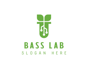 Test Tube Natural Biotech logo design