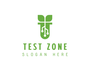 Test Tube Natural Biotech logo design