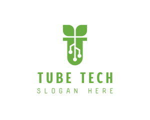 Test Tube Natural Biotech logo design