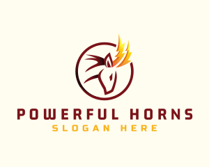 Deer Horn Electric logo design