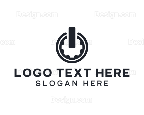 Automotive Mechanical Gear Logo