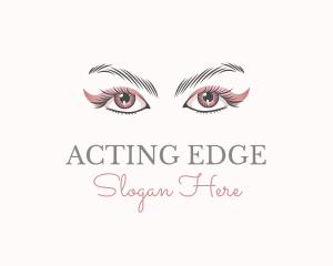 Cosmetic Eye Lashes logo design