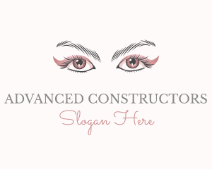 Cosmetic Eye Lashes logo design