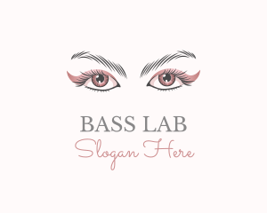 Cosmetic Eye Lashes logo design