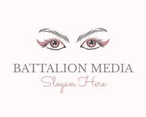 Cosmetic Eye Lashes logo design