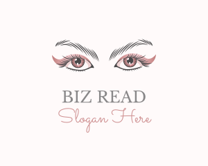 Cosmetic Eye Lashes logo design