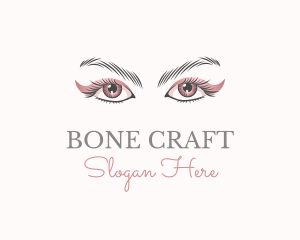 Cosmetic Eye Lashes logo design