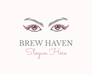 Cosmetic Eye Lashes logo design