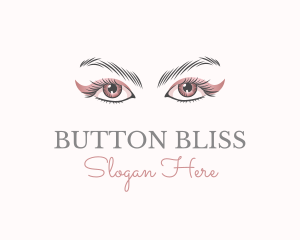 Cosmetic Eye Lashes logo design