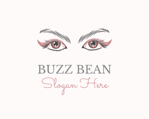 Cosmetic Eye Lashes logo design