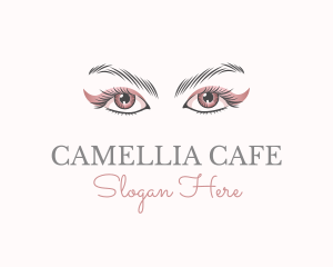 Cosmetic Eye Lashes logo design