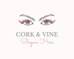 Cosmetic Eye Lashes logo design