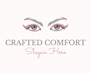 Cosmetic Eye Lashes logo design