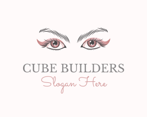 Cosmetic Eye Lashes logo design