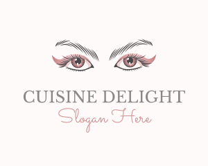 Cosmetic Eye Lashes logo design