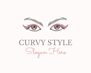 Cosmetic Eye Lashes logo design