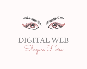 Cosmetic Eye Lashes logo design