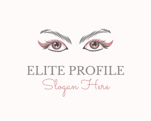 Cosmetic Eye Lashes logo design