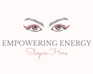 Cosmetic Eye Lashes logo design