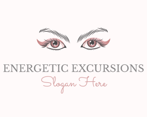 Cosmetic Eye Lashes logo design