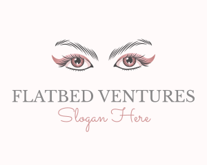 Cosmetic Eye Lashes logo design