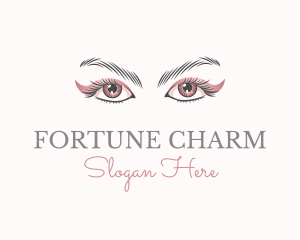 Cosmetic Eye Lashes logo design