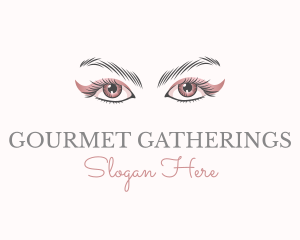 Cosmetic Eye Lashes logo design