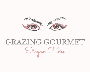 Cosmetic Eye Lashes logo design