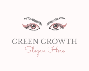 Cosmetic Eye Lashes logo design