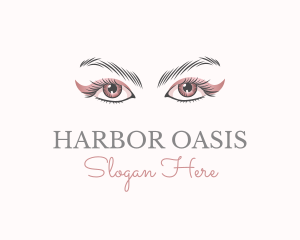 Cosmetic Eye Lashes logo design