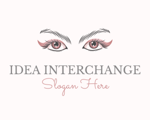 Cosmetic Eye Lashes logo design