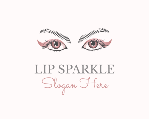 Cosmetic Eye Lashes logo design