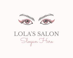 Cosmetic Eye Lashes logo design