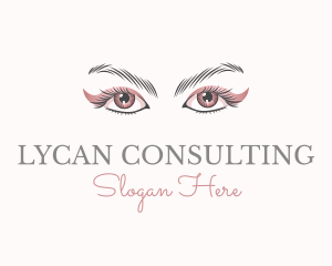 Cosmetic Eye Lashes logo design