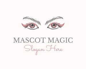 Cosmetic Eye Lashes logo design