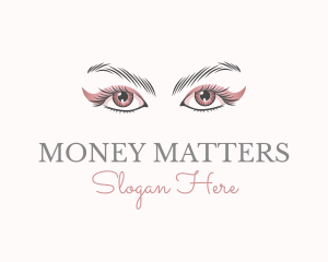 Cosmetic Eye Lashes logo design