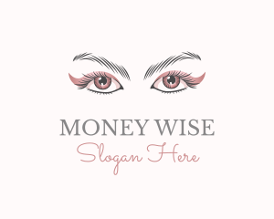 Cosmetic Eye Lashes logo design