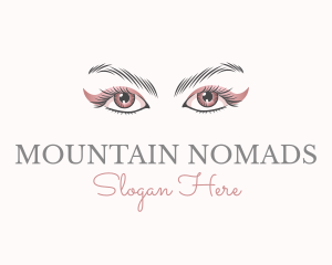 Cosmetic Eye Lashes logo design