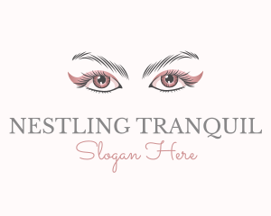 Cosmetic Eye Lashes logo design