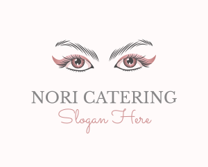 Cosmetic Eye Lashes logo design